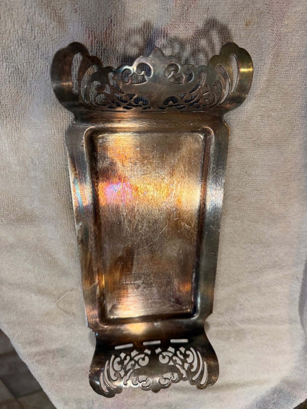 Silverplated VIking Butter or Relish Dish base